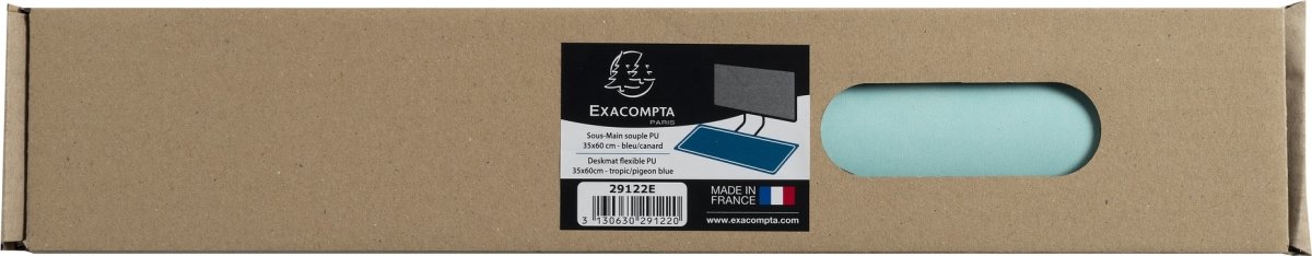 Exacompta Skriveunderlag, 35x60 cm, tropic/blå