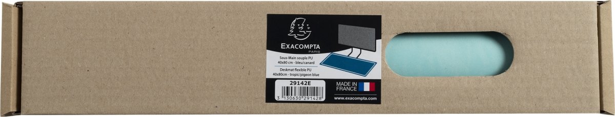 Exacompta Skriveunderlag, 40x80 cm, tropic/blå