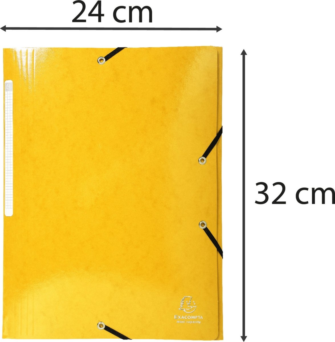Exacompta Iderama Elastikmappe, 3-klap, gul