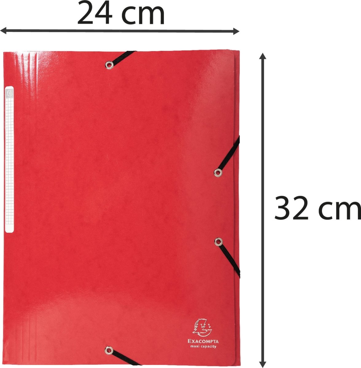 Exacompta Iderama Elastikmappe, 3-klap, rød