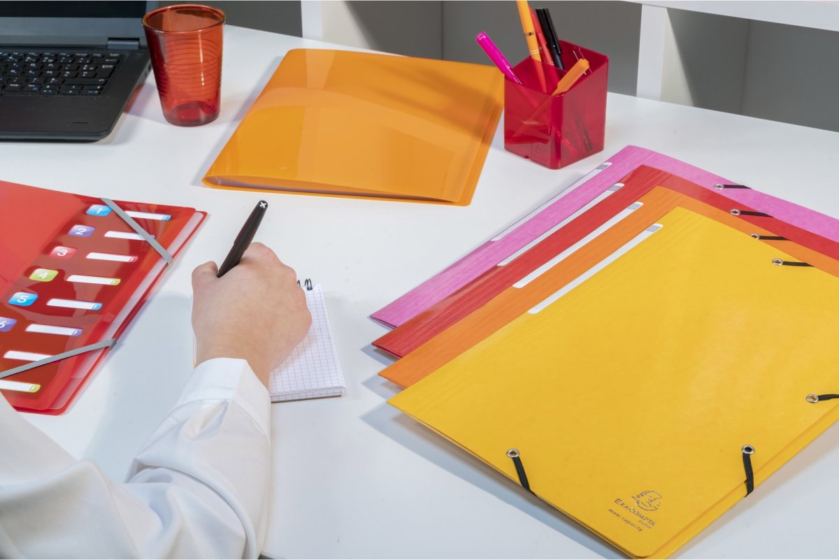 Exacompta Iderama Elastikmappe, 3-klap, orange