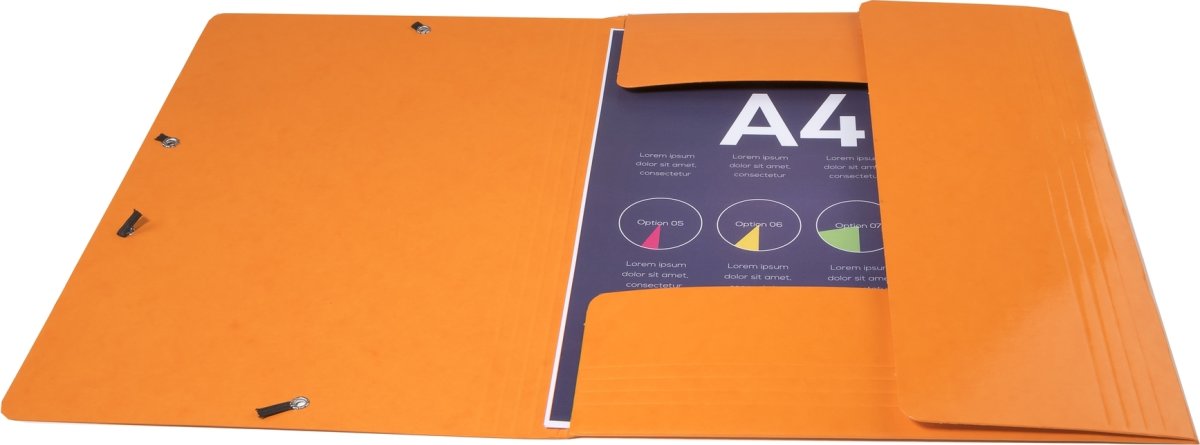 Exacompta Iderama Elastikmappe, 3-klap, orange