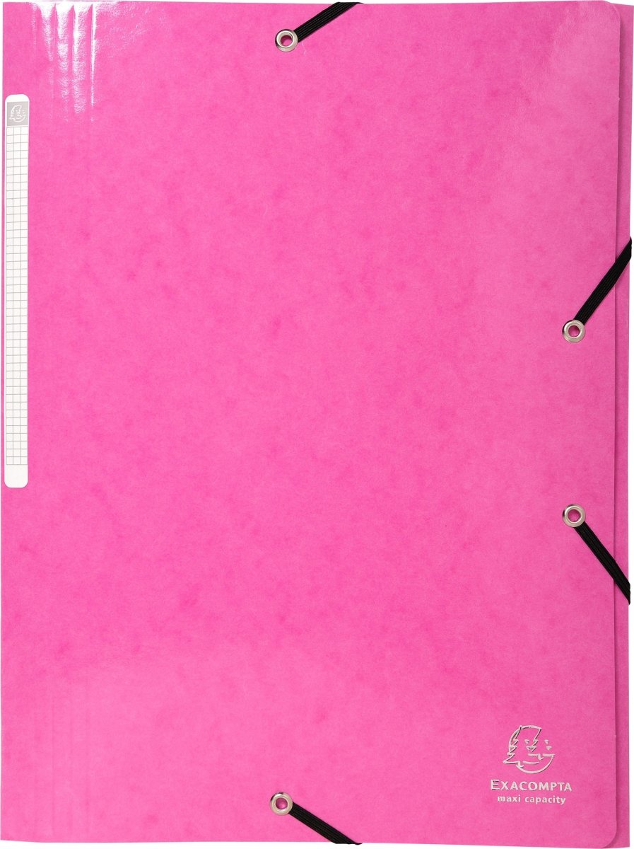Exacompta Iderama Elastikmappe, 3-klap, pink