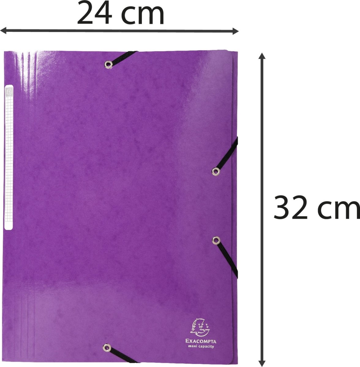 Exacompta Iderama Elastikmappe, 3-klap, lilla