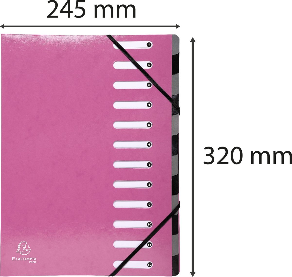Exacompta Iderama Sorteringsmappe, pink