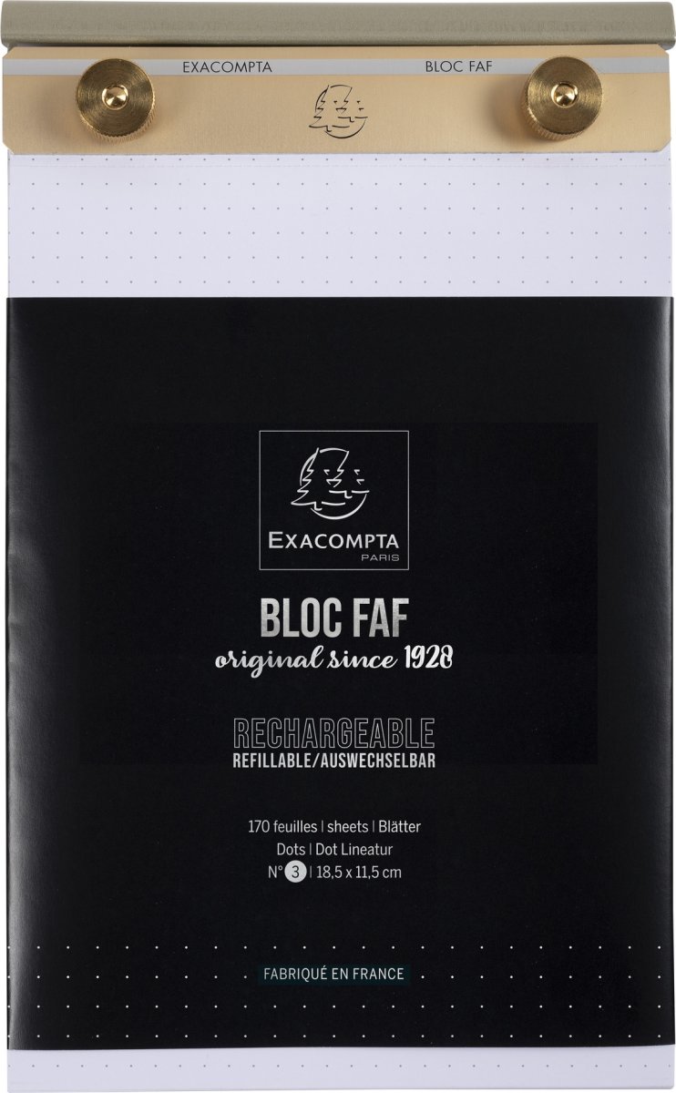 Exacompta Desk Pad Blok, No.3, dotted