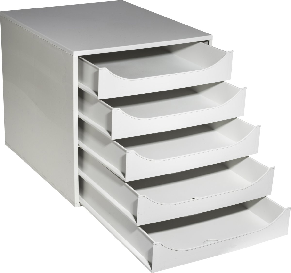 Exacompta Ecobox Skuffekabinet, 5, grå
