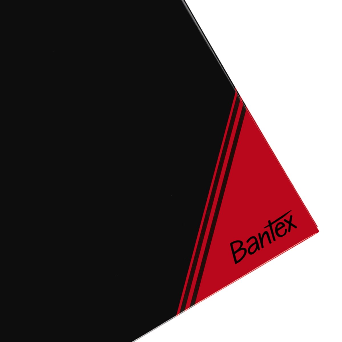 Bantex Kina Notes | A5 | Kvadreret | Sort/rød