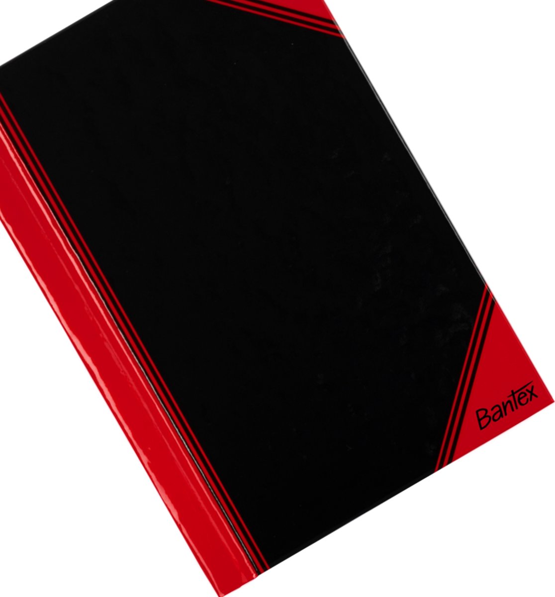 Bantex Kina Notes | A7 | Kvadreret | Sort/rød