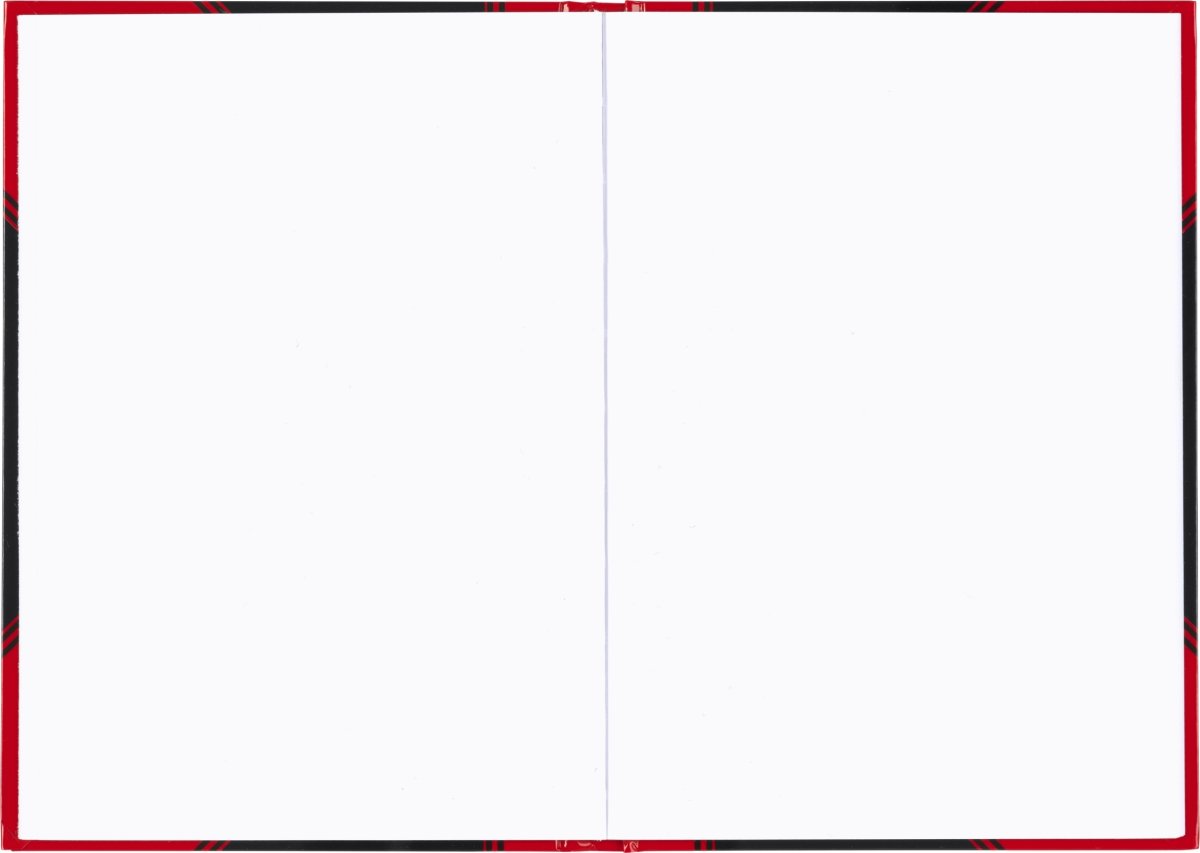 Bantex Kina Notes | A5 | Blank | Sort/rød