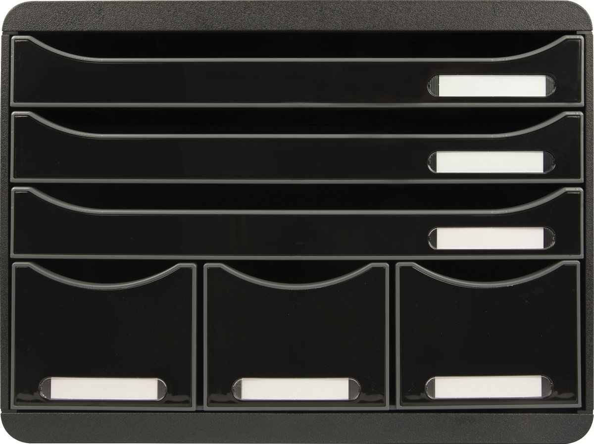 Exacompta Store-Box Skuffekabinet, 6, sort