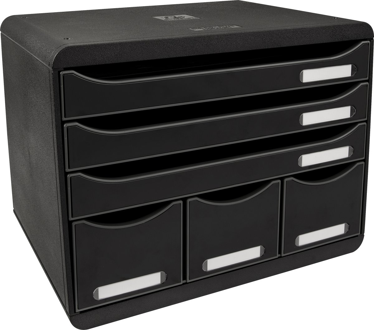 Exacompta Store-Box Skuffekabinet, 6, sort
