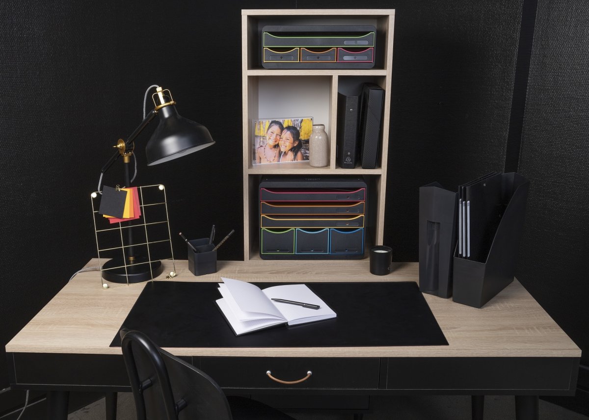 Exacompta Store-Box Skuffekabinet, 6, sort/harleq.
