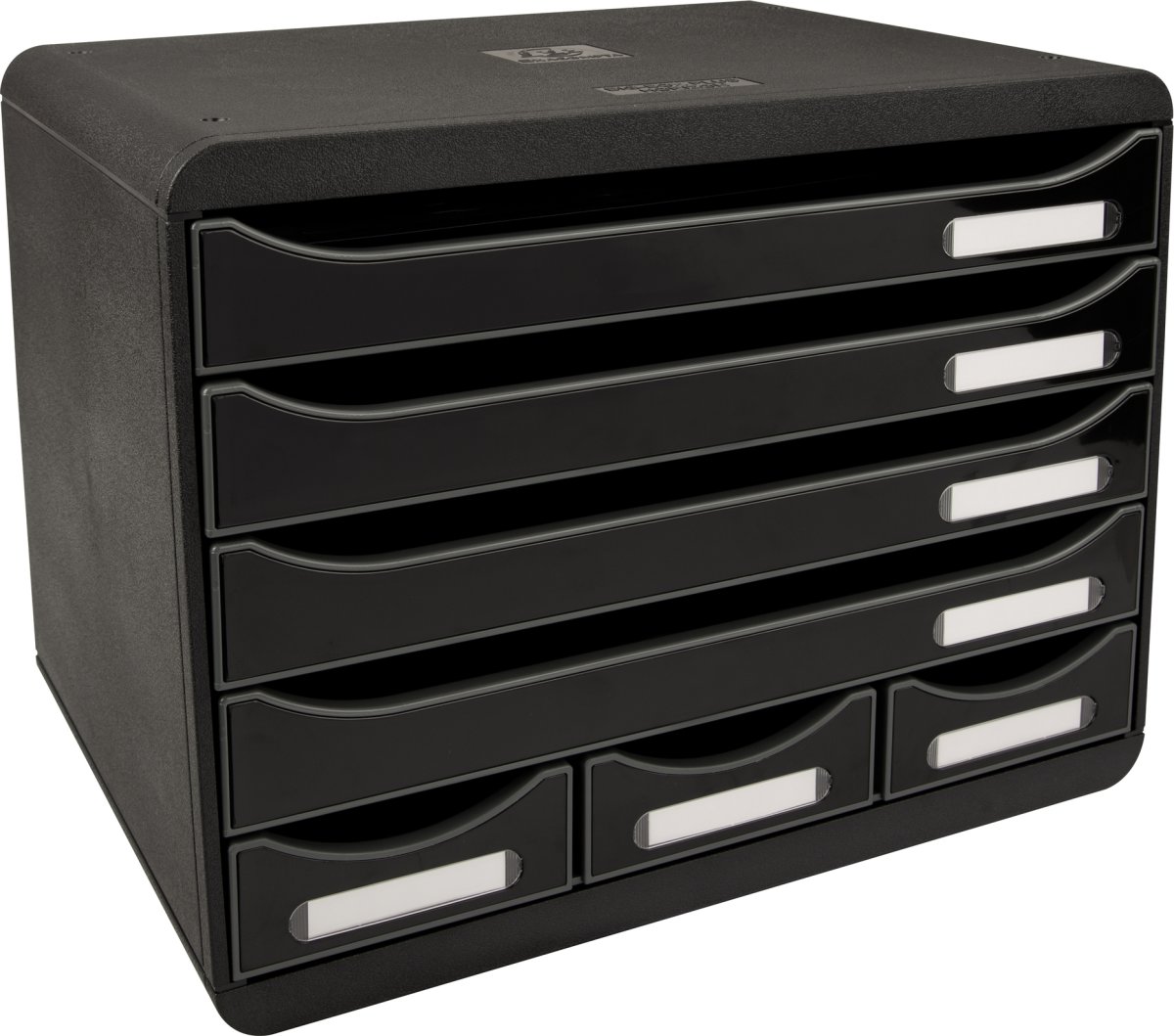 Exacompta Store-Box Skuffekabinet, 7, sort