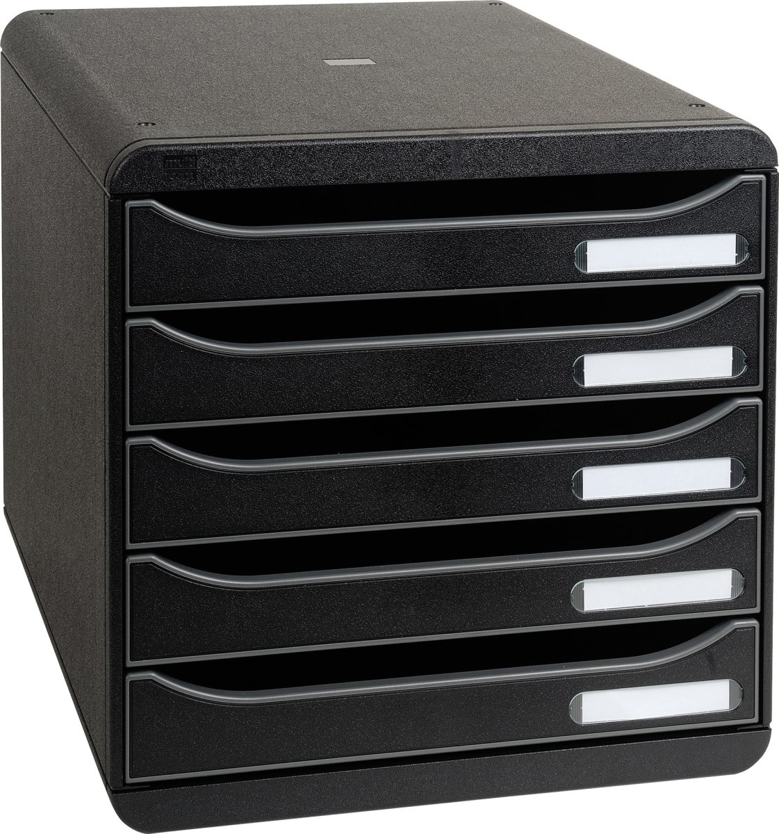 Exacompta Big-Box+ Skuffekabinet, sort/sort