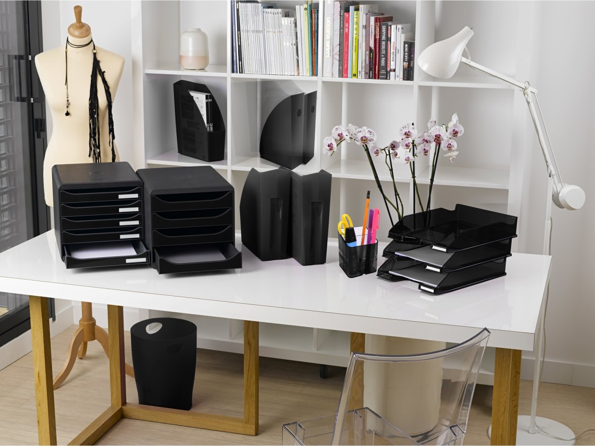 Exacompta Big-Box+ Skuffekabinet, sort/sort