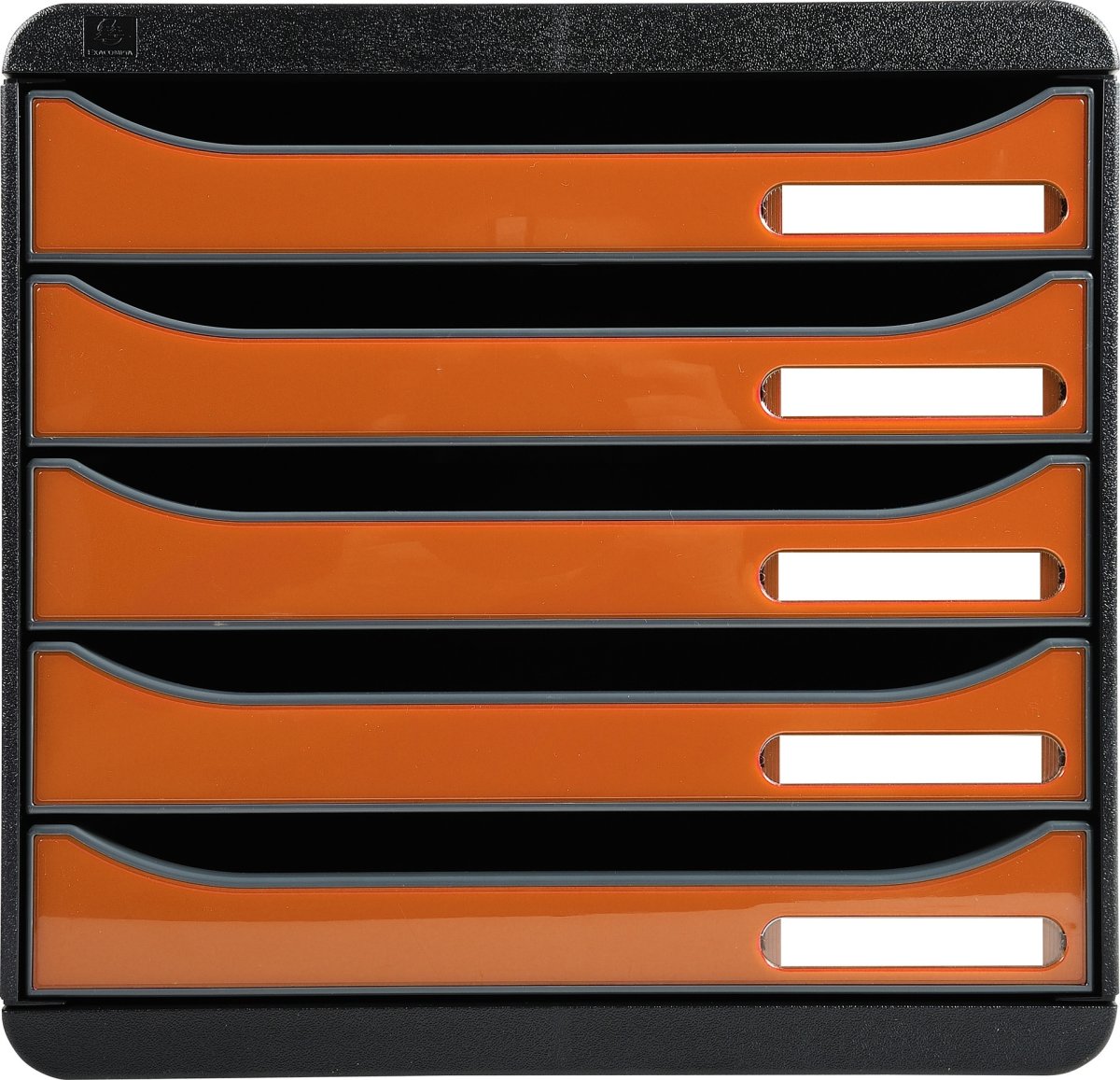 Exacompta Big-Box+ Skuffekabinet, sort/g. orange