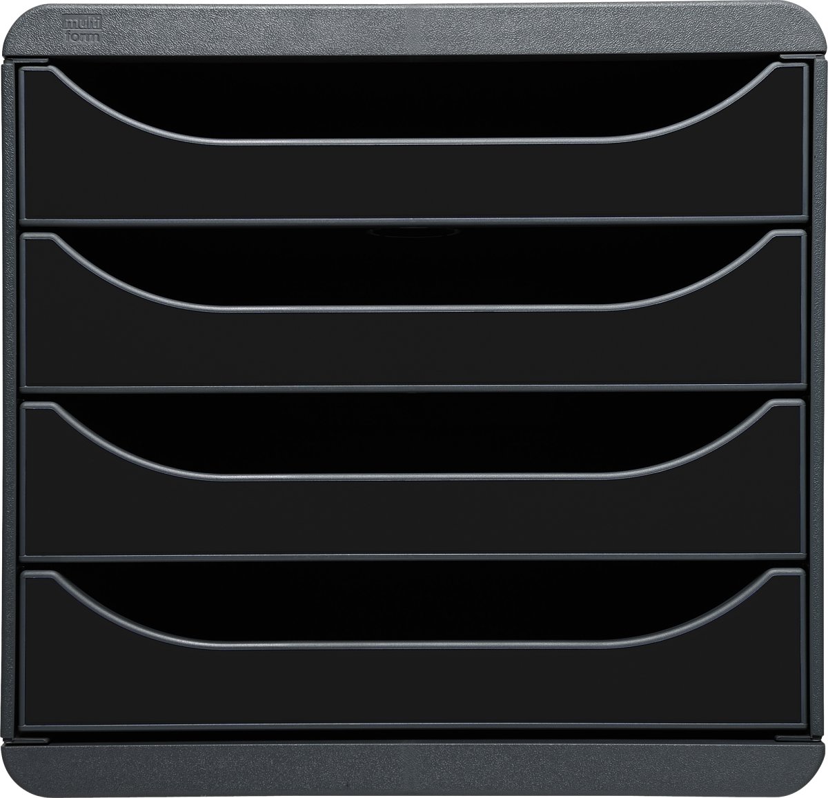 Exacompta Big-Box Skuffekabinet, 4, sort/g. sort