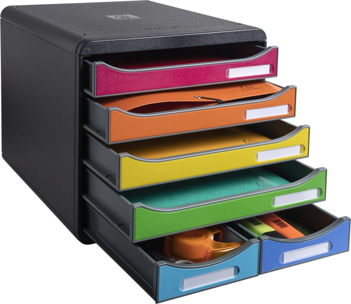 Exacompta Big-Box Maxi Skuffekabinet, harlequin