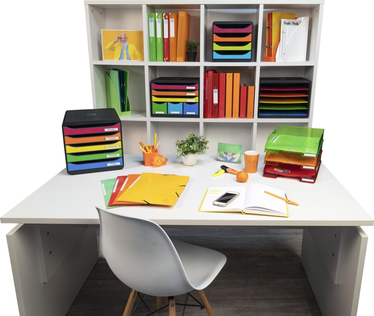 Exacompta Big-Box Maxi Skuffekabinet, harlequin