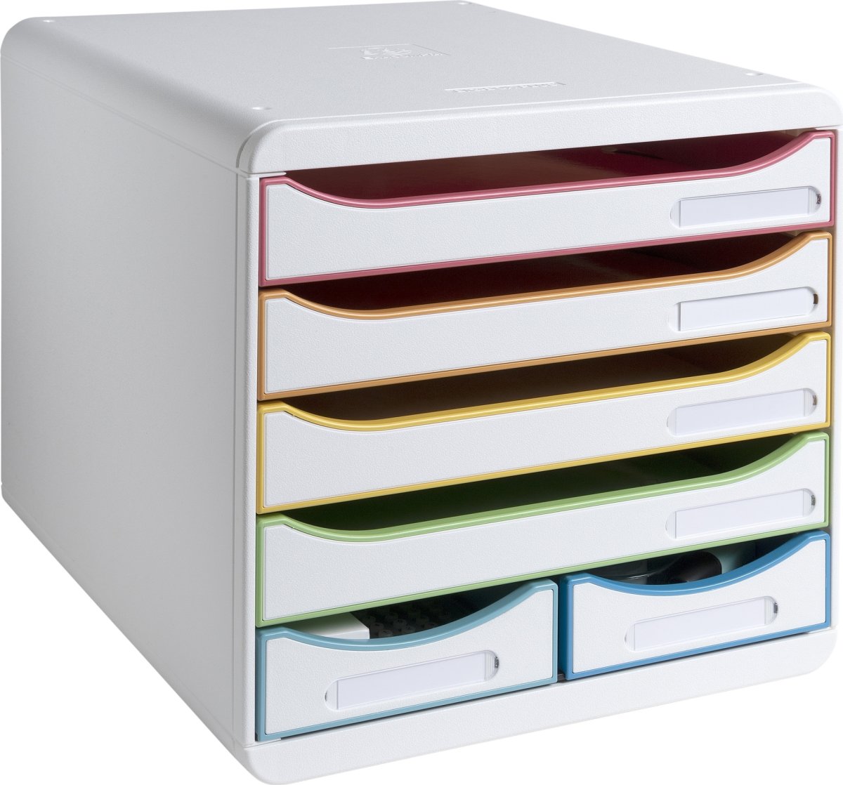 Exacompta Big-Box Maxi Skuffekabinet, hvid/harleq.