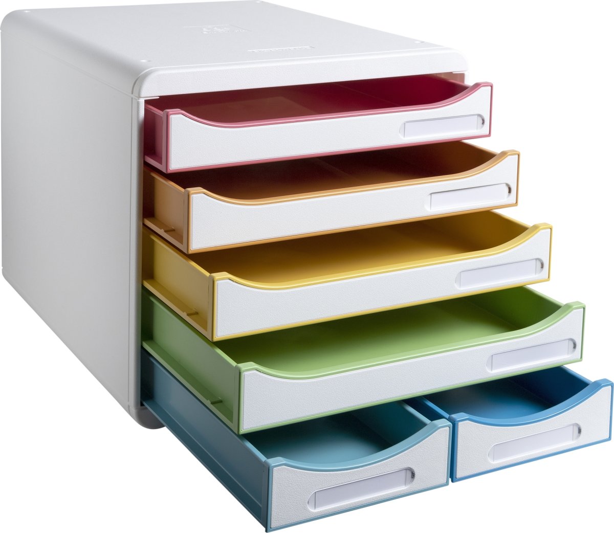 Exacompta Big-Box Maxi Skuffekabinet, hvid/harleq.