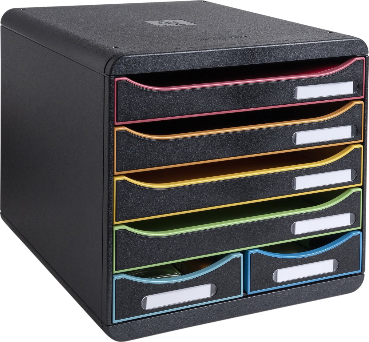 Exacompta Big-Box Maxi Skuffekabinet, sort/harleq.