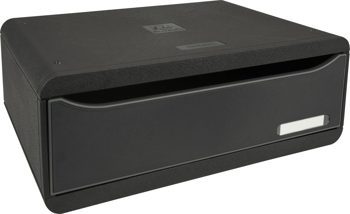 Exacompta Toolbox Skuffekabinet, 1, sort/sort