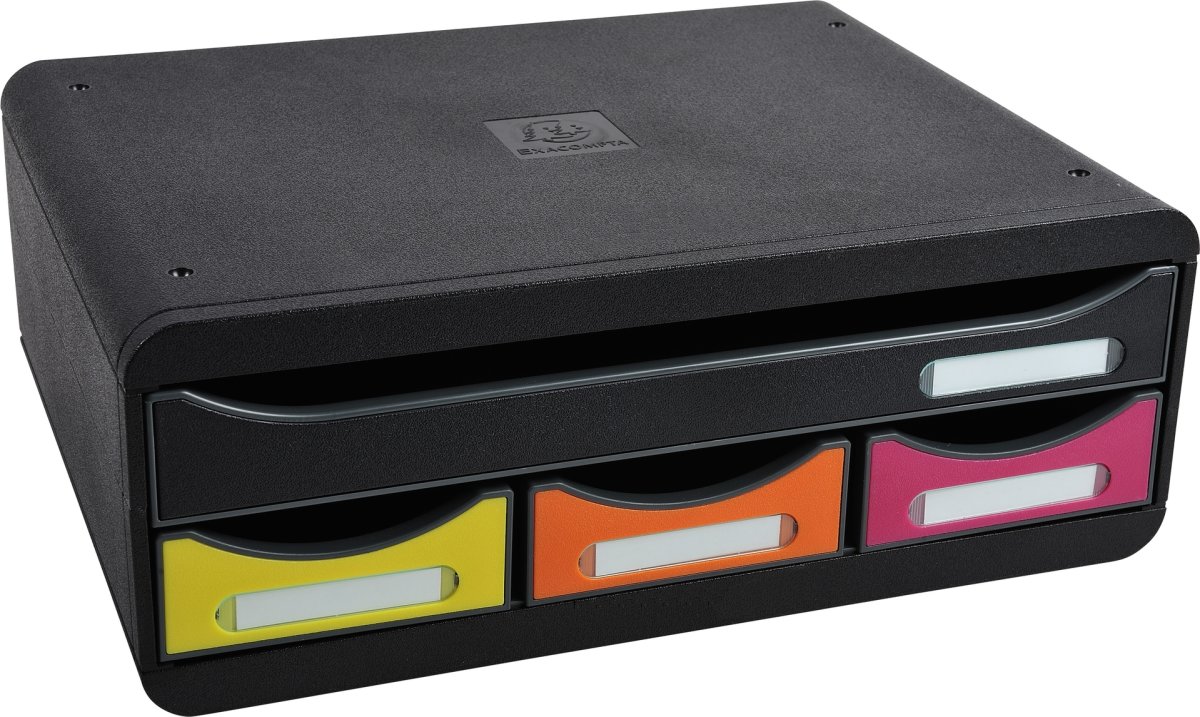 Exacompta Toolbox Skuffekabinet, 4, harlequin