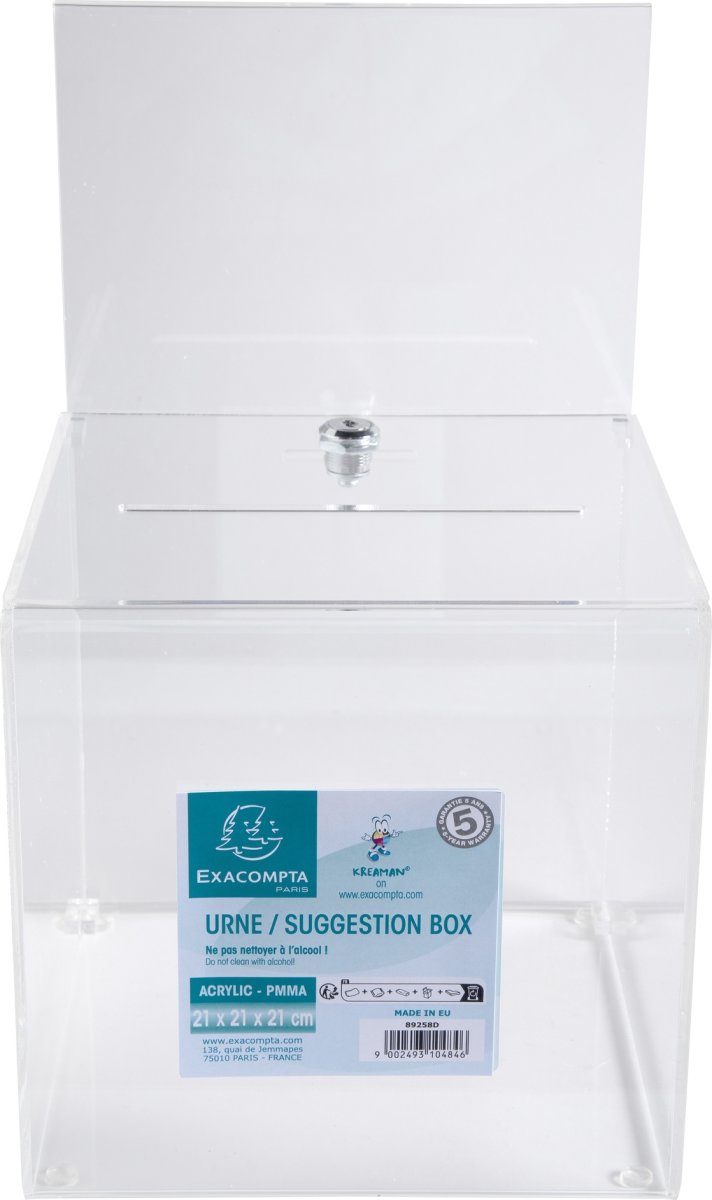 Exacompta Stemmeboks, 21x21x36,5 cm