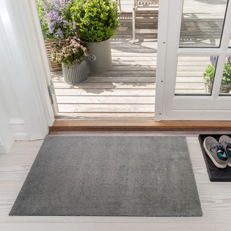 Tica Unicolor Gulvmåtte, 60x90, steelgrey