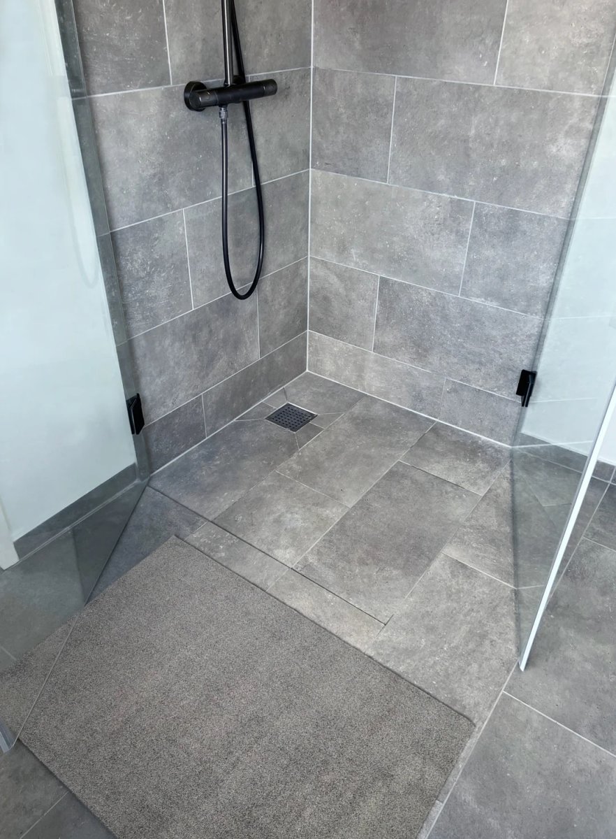 Tica Unicolor Gulvmåtte, 60x90, steelgrey