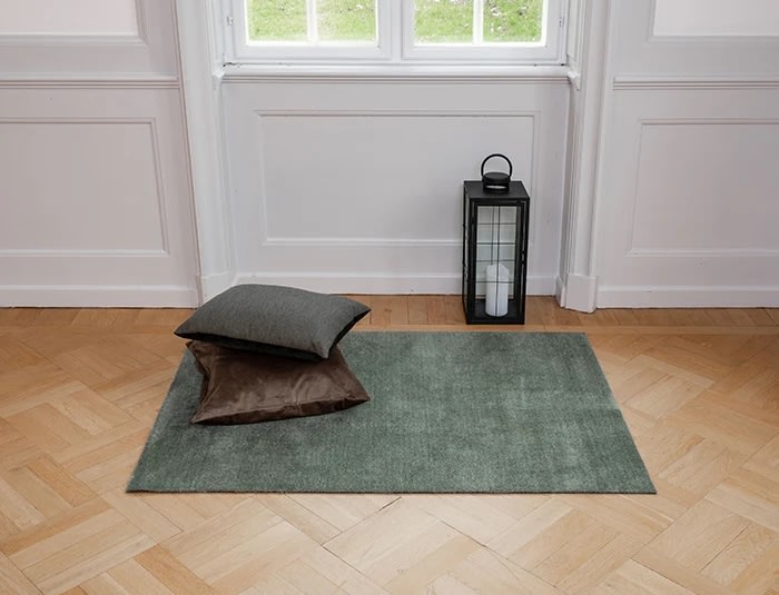 Tica Unicolor Gulvmåtte, 90x130 cm, dusty green