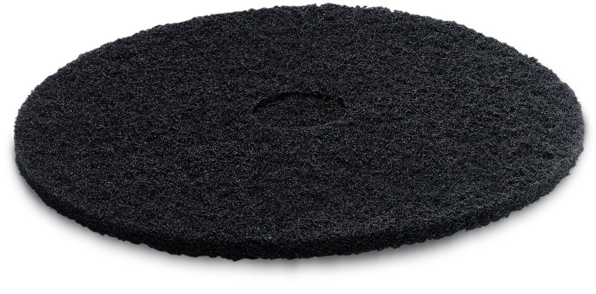 Kärcher Rondel, sort hård, 356 mm, 5 pads