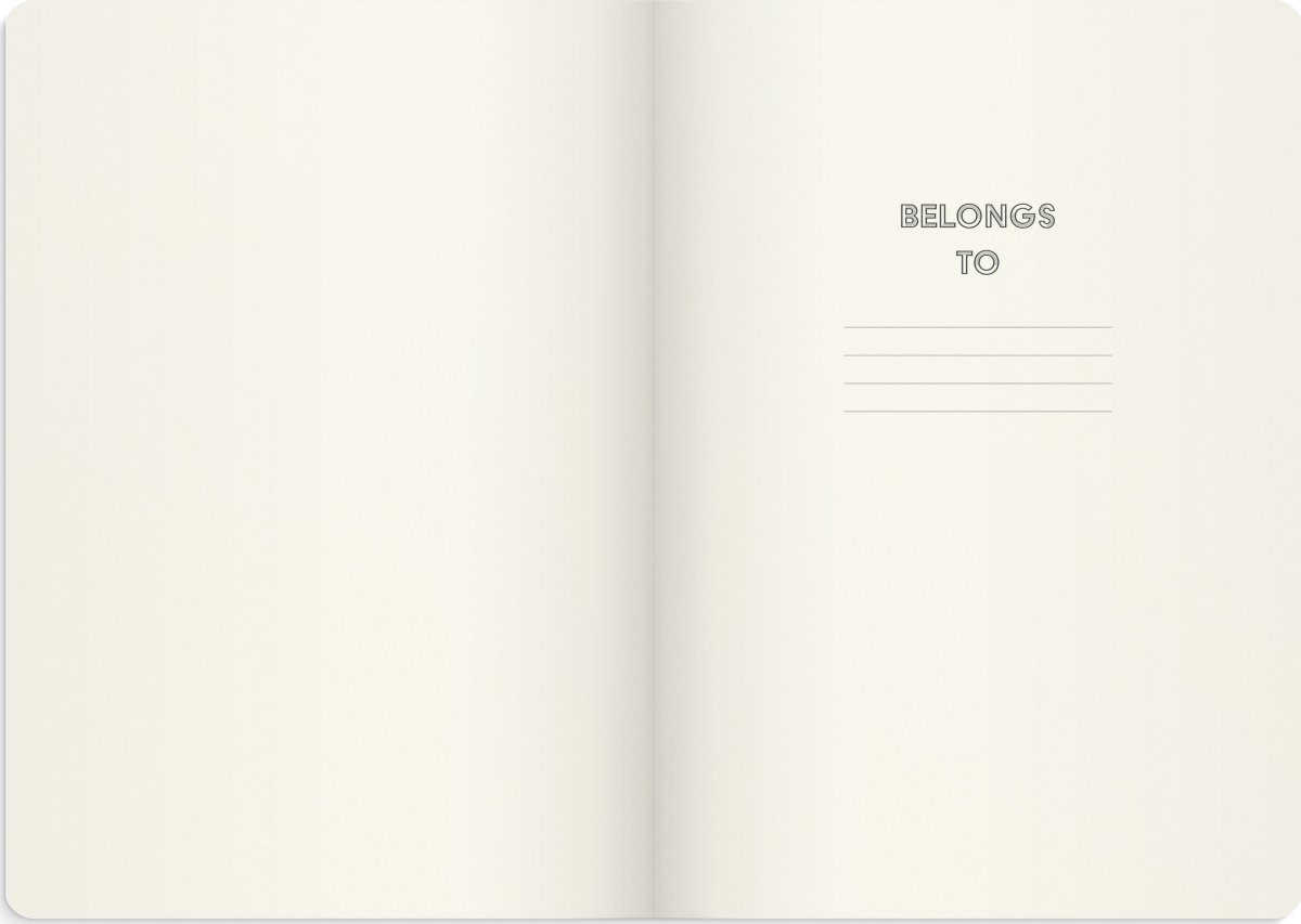 Burde Deluxe Notesbog, B5, linjeret, brown