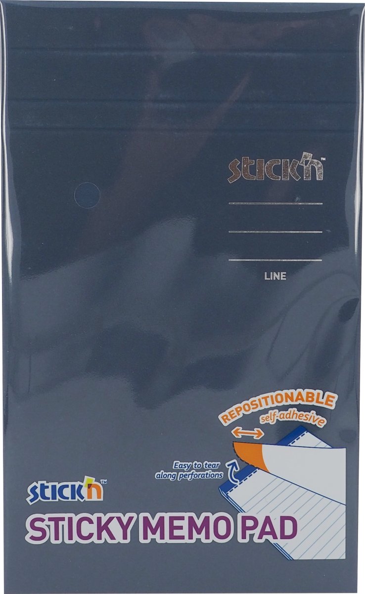Stick'n Memo Pad Blok | 19x11 cm | Linjeret