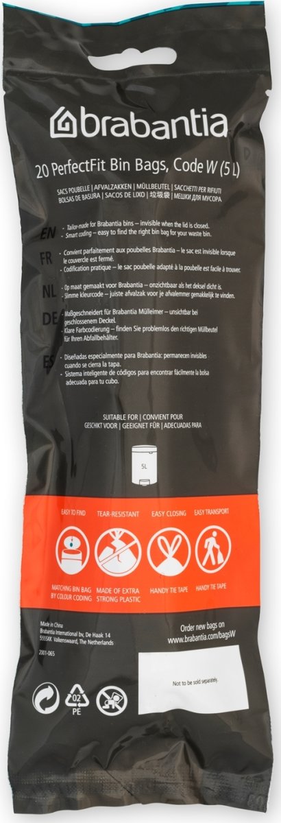 Brabantia Affaldspose W | 5 L | 20 stk.