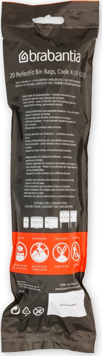 Brabantia Affaldspose X | 10-12 L | 20 stk.