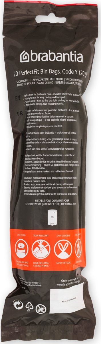Brabantia Affaldspose Y | 20 L | 20 stk.