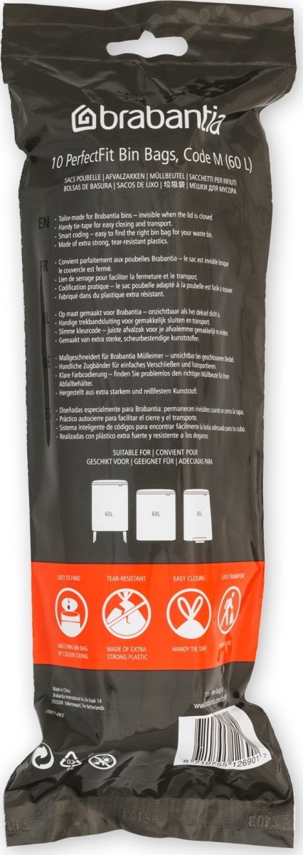 Brabantia Affaldspose M | 60 L | 10 stk.