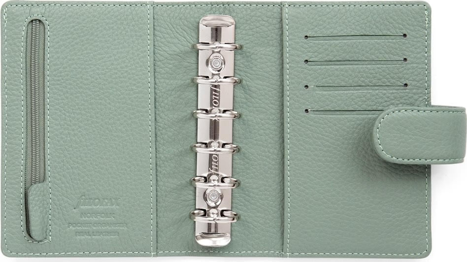 Filofax Norfolk Kalenderomslag | Pocket | Sage