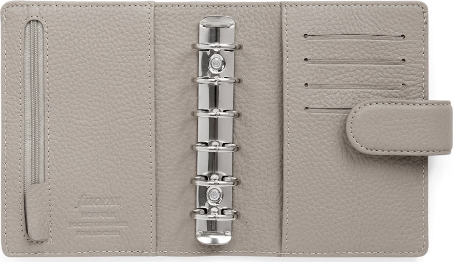 Filofax Norfolk Kalenderomslag | Pocket | Taupe