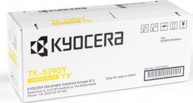 Kyocera TK-5390Y lasertoner, gul, 13.000s