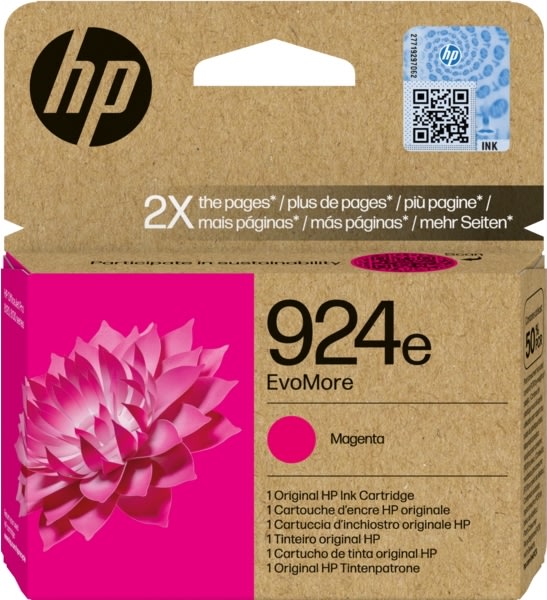 HP 924e EvoMore Original blækpatron, Magenta