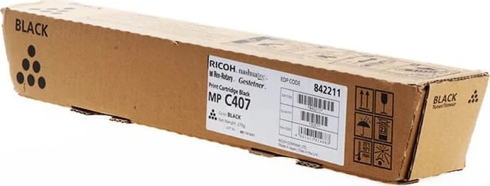 Ricoh lasertoner til MP C407, sort, 17.500 sider