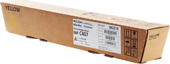 Ricoh lasertoner til MP C407, gul, 8.000 sider