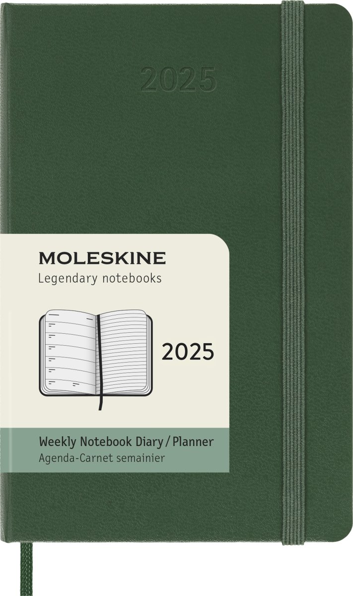 Moleskine 2025 Kalender | H | Uge | Poc. | Grøn