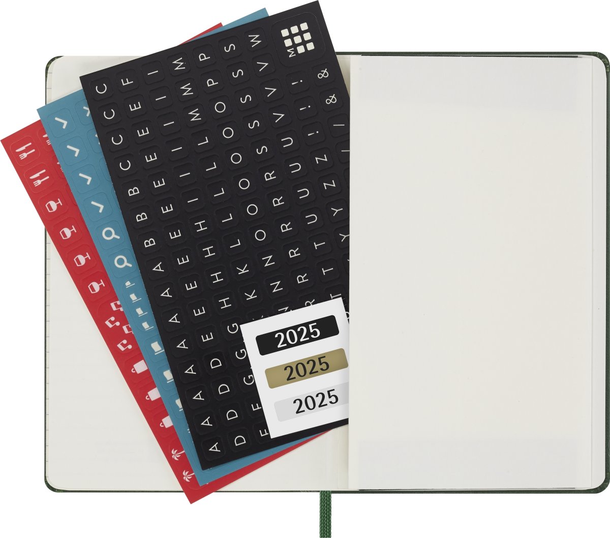 Moleskine 2025 Kalender | H | Uge | Poc. | Grøn