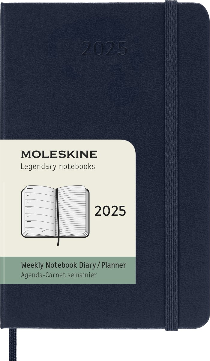 Moleskine 2025 Kalender | H | Uge | Poc. | Blå