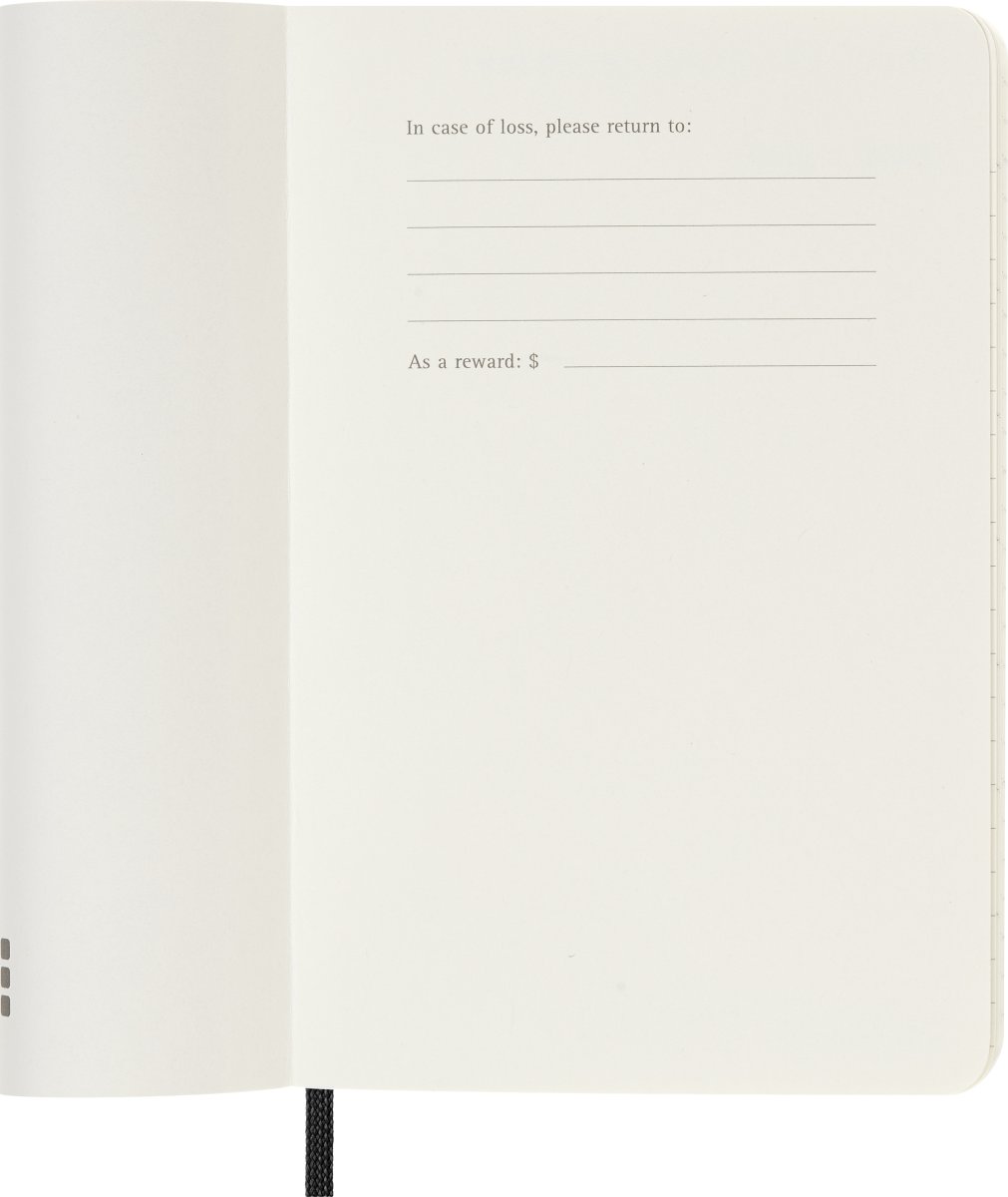 Moleskine 2025 Kalender | S | Uge | Poc. | Sort